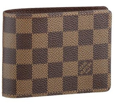 Louis Vuitton Damier Canvas Multiple Wallet N60895 Ebene