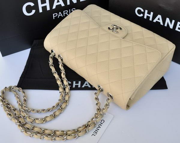 Chanel Original Caviar Leather Flap Bag A28600 Apricot