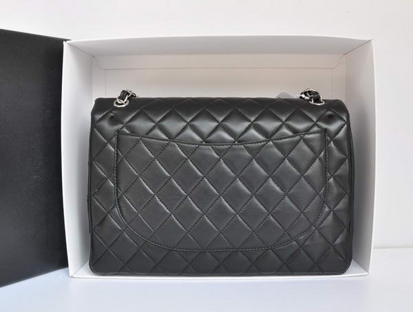 Chanel Original Leather Jumbo Flap Bag A47600 Black