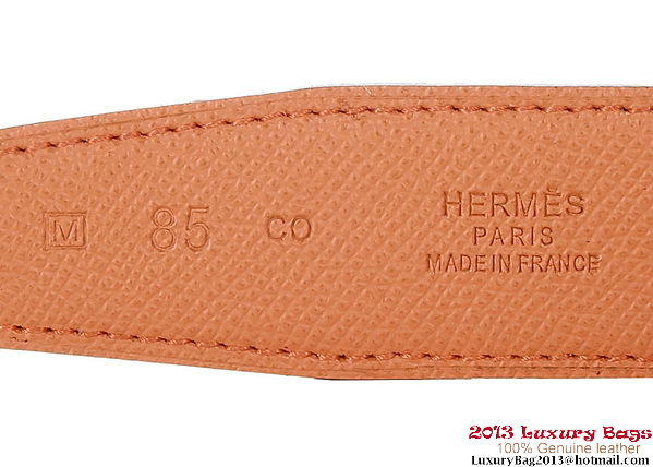 Hermes 43mm Saffiano Leather Belt HB102-5