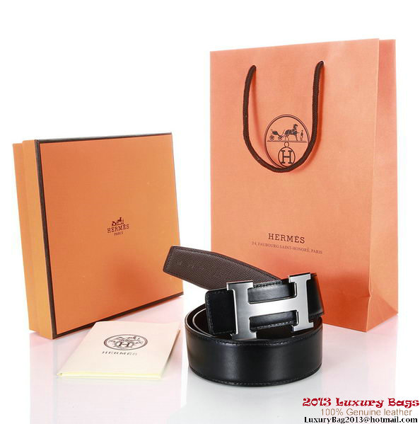 Hermes 50mm Saffiano Leather Belt HB113-3