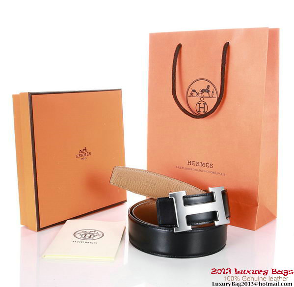 Hermes 50mm Saffiano Leather Belt HB113-4