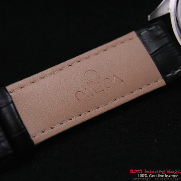 OMEGA DE VILLE Automatic Chronometer Red Gold on Black Leather Strap OM77213