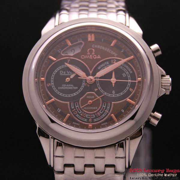 OMEGA DE VILLE CO-AXIAL CHRONOSCOPE Steel on Steel Strap OM77414