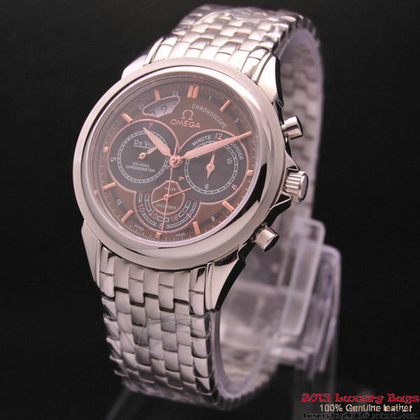 OMEGA DE VILLE CO-AXIAL CHRONOSCOPE Steel on Steel Strap OM77414