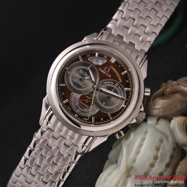 OMEGA DE VILLE CO-AXIAL CHRONOSCOPE Steel on Steel Strap OM77415