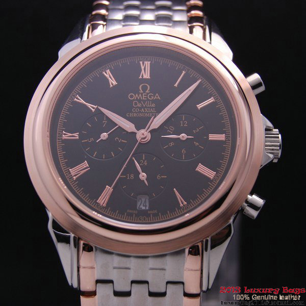 OMEGA DE VILLE CO-AXIAL Chronometer Red Gold on Red Gold Strap OM77521