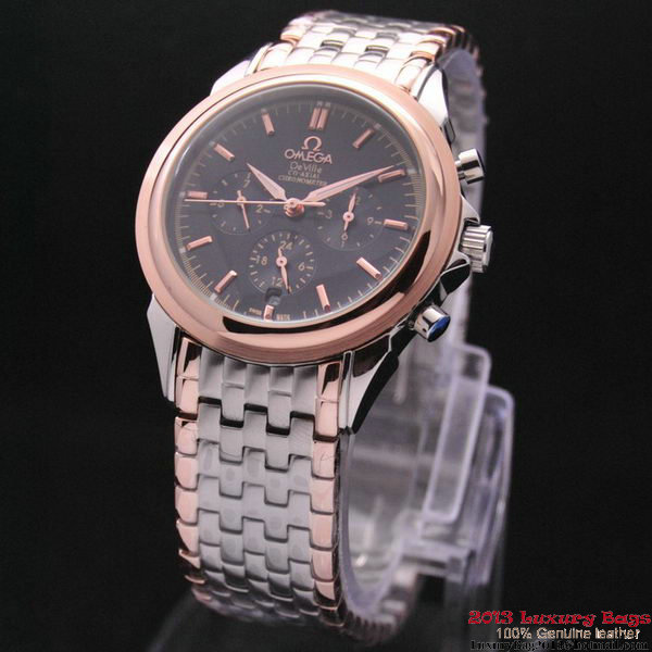 OMEGA DE VILLE CO-AXIAL Chronometer Red Gold on Steel Strap OM77519