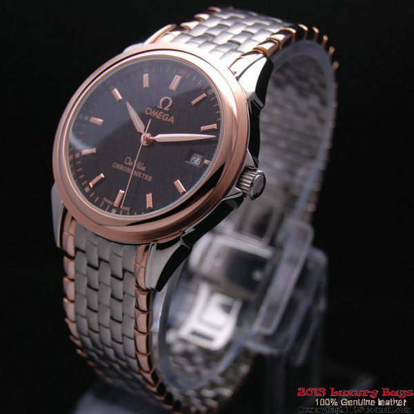 OMEGA DE VILLE Chronometer Red Gold on Steel Strap OM77318