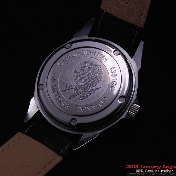 OMEGA DE VILLE Chronometer Steel on Black Strap OM77304