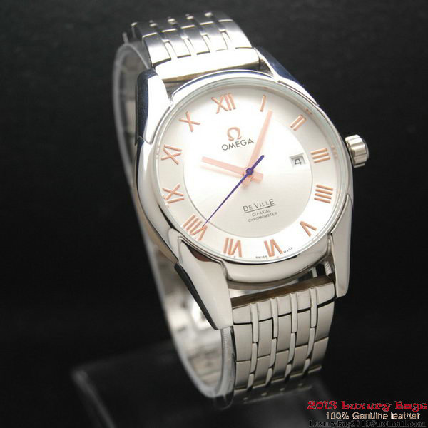 OMEGA DE VILLE Co-AXIAL CHRONOMETER Steel on Steel Strap OM77012