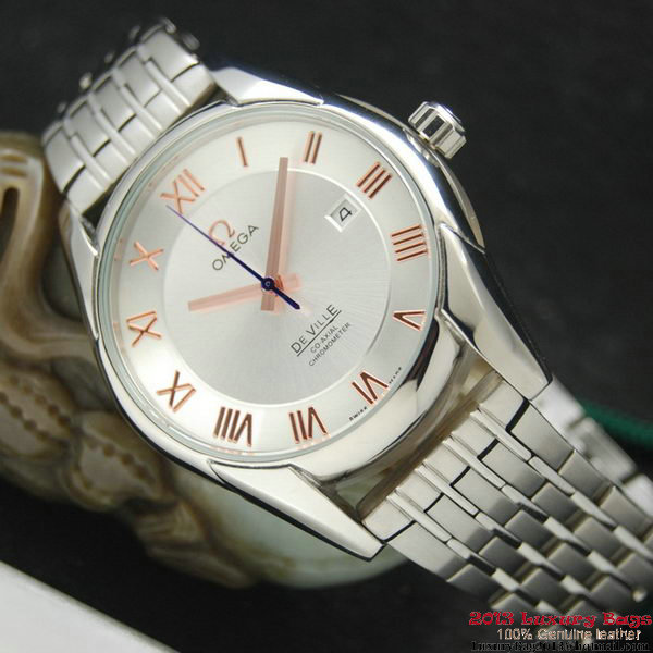 OMEGA DE VILLE Co-AXIAL CHRONOMETER Steel on Steel Strap OM77012