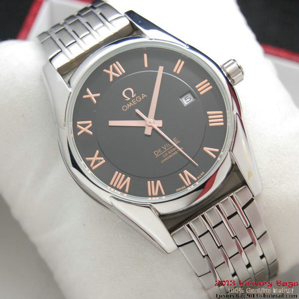 OMEGA DE VILLE Co-AXIAL CHRONOMETER Steel on Steel Strap OM77015