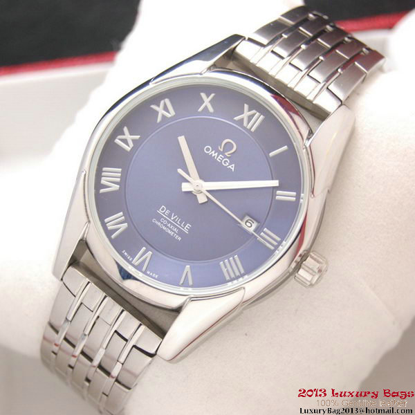 OMEGA DE VILLE Co-AXIAL CHRONOMETER Steel on Steel Strap OM77017