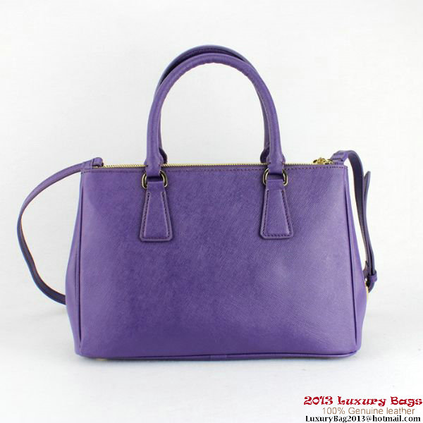 2013 Prada Saffiano Tote Bag 1801 Purple