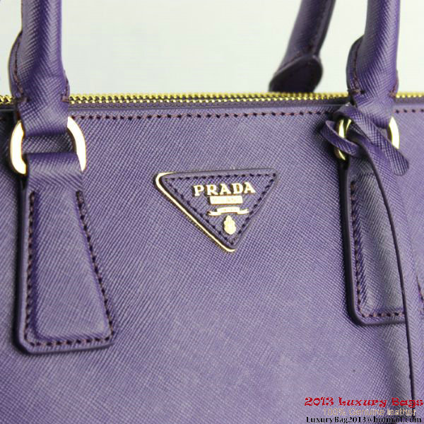 2013 Prada Saffiano Tote Bag 1801 Purple