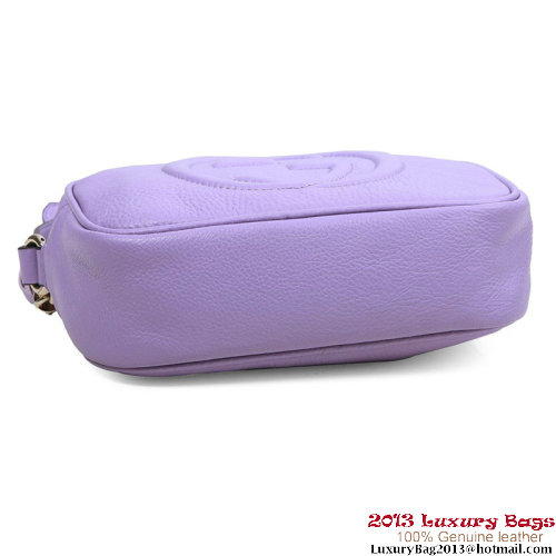 Gucci Soho Calfskin Leather Disco Bag 308364 Lavender