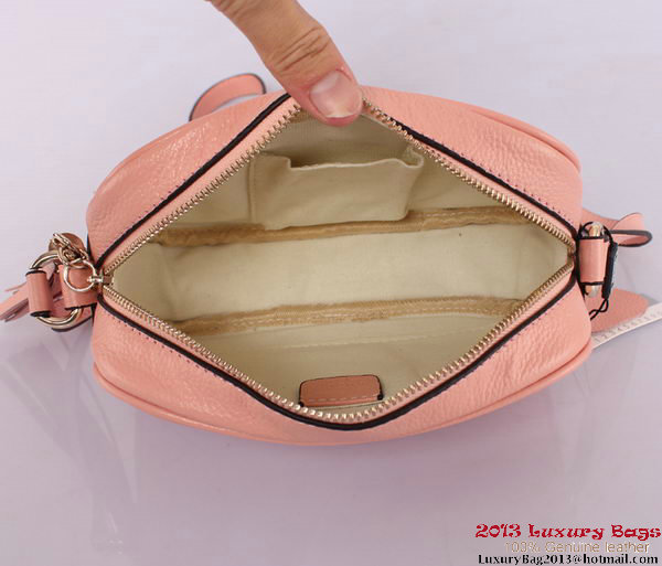 Gucci 308364 Soho Calf Leather Disco Bag Pink