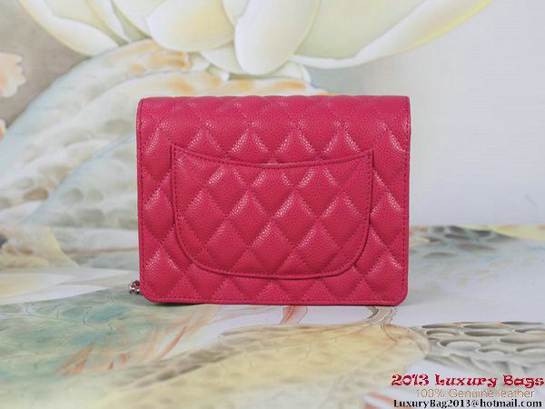 Chanel A33814 Original Cannage Leather mini Flap Bag Rose