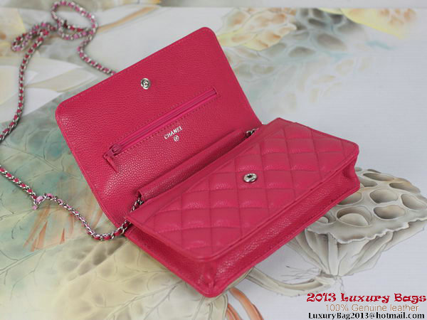 Chanel A33814 Original Cannage Leather mini Flap Bag Rose