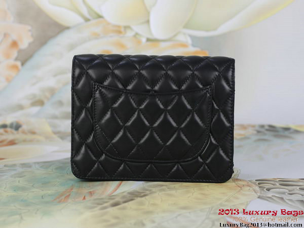 Chanel A33814 Original Leather mini Flap Bag Black