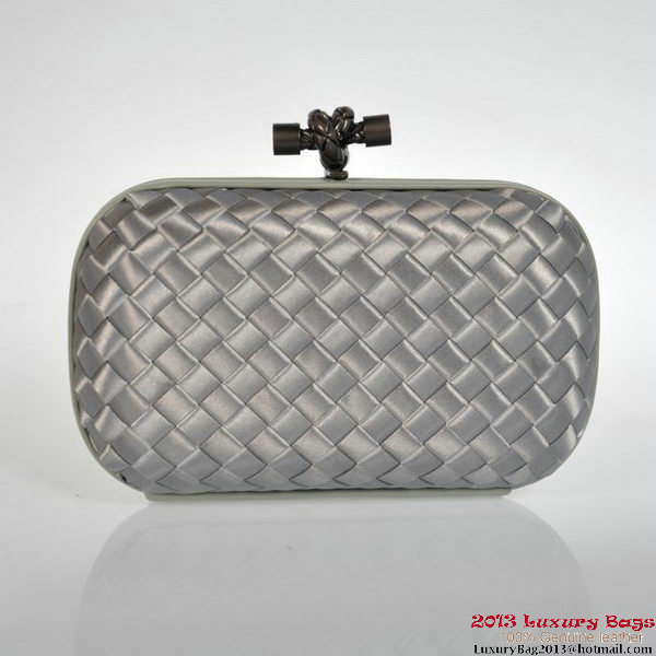 Bottega Veneta 8651S Intrecciato Silk Stretch Knot Clutches