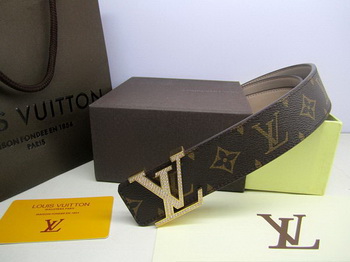 Louis Vuitton Monogram Canvas Belt LV2050 Gold