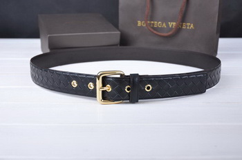 Bottega Veneta Intrecciato Nappa Belt 274483 Black