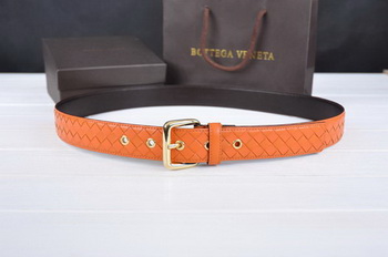 Bottega Veneta Intrecciato Nappa Belt 274483 Orange