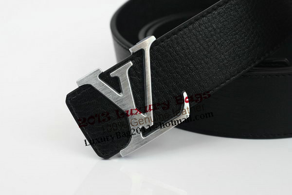 Louis Vuitton Black Leather Belt LV2060