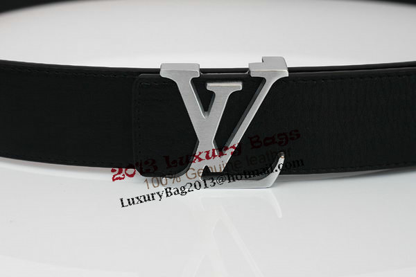 Louis Vuitton Black Leather Belt LV2060