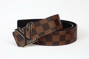 Louis Vuitton Damier Ebene Canvas Belt LV2056