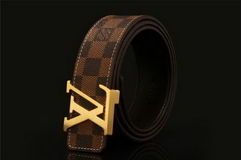 Louis Vuitton Damier Ebene Canvas Belt LV2064