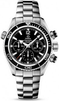 Omega Seamaster Planet Ocean Chrono Watch 158601M