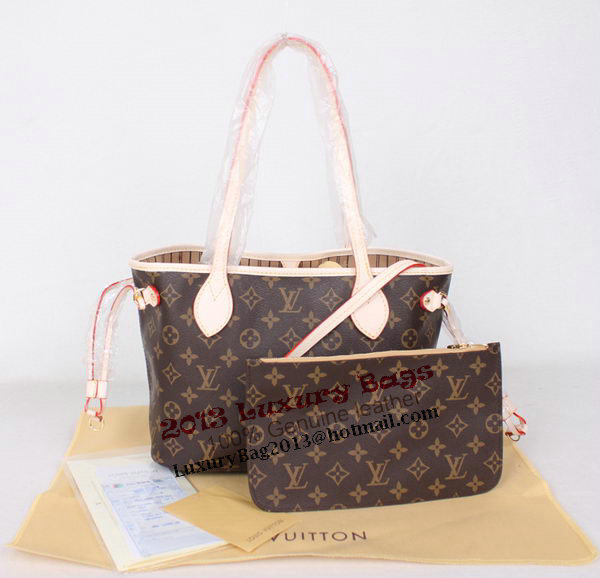 Louis Vuitton Monogram Canvas Neverfull PM M41000 Beige