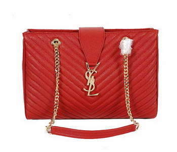 Yves Saint Laurent Classic Monogramme Shopping Bag Y9150 Red