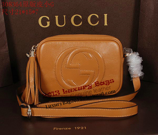 Gucci Soho Calfskin Leather Disco Bag 308364