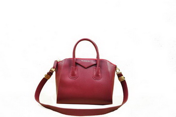 Givenchy Small Antigona Bag Original Leather 1800 Wine