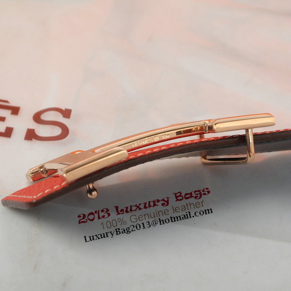 Hermes Imported Belt HR1002A Red