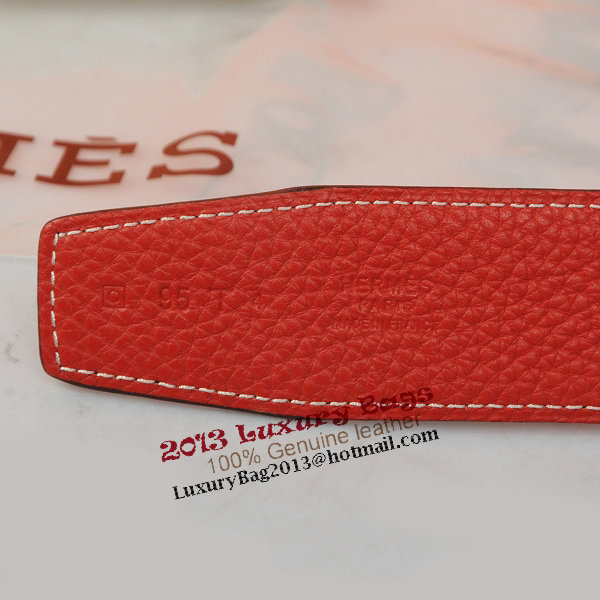 Hermes Imported Belt HR1002A Red