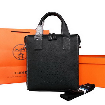 Hermes Original Calf Leather Tote Bag M86682 Black