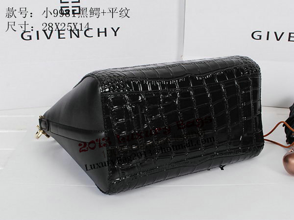 Givenchy Small Antigona Bag in Black Coco Leather 9981S