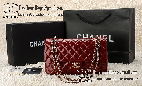 Chanel Classic Flap Bag Patent Leather CHA1113 Burgundy