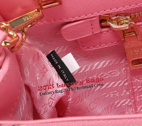 Prada Saffiano Leather Tote Bag BN1801 Pink