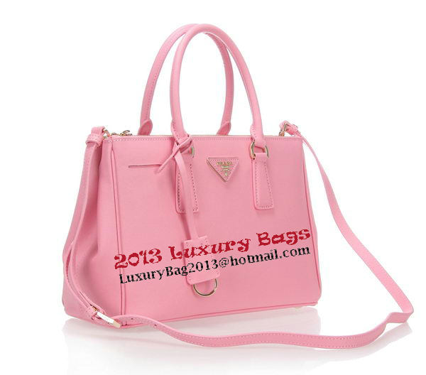 Prada Saffiano Leather Tote Bag BN1801 Pink