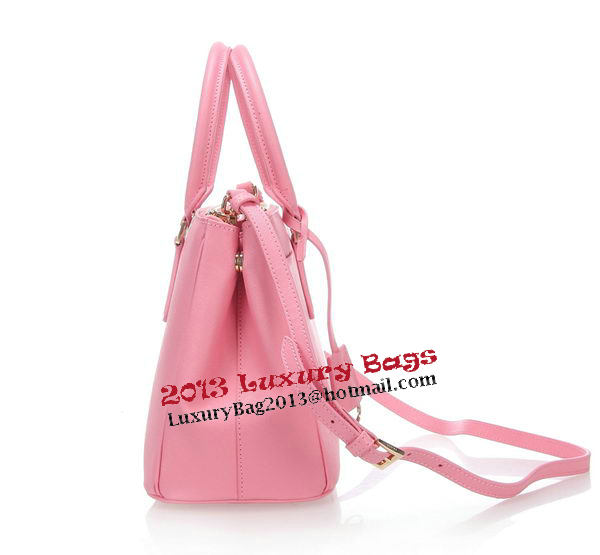 Prada Saffiano Leather Tote Bag BN1801 Pink