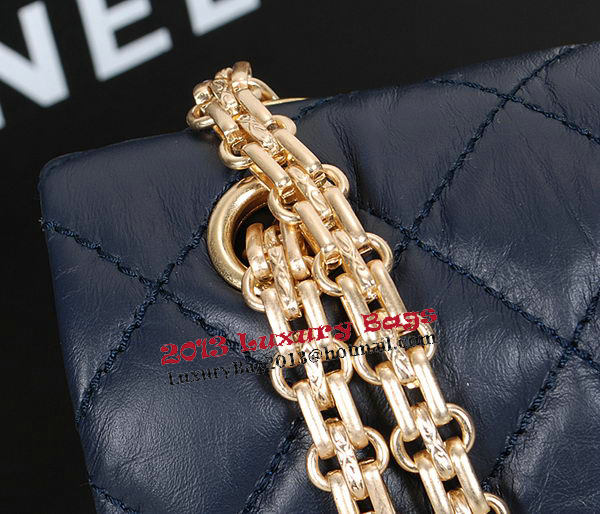 Chanel Classic Flap Shoulder Bags A226 Blue Original Sheep Leather