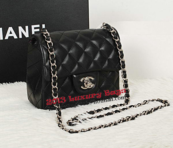 Chanel mini Classic Flap Bag Original Leather CHA1115 Black