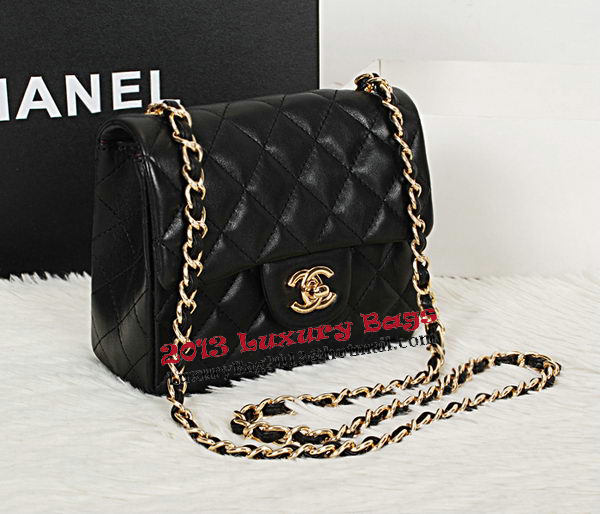 Chanel mini Classic Flap Bag Original Leather CHA1115 Black