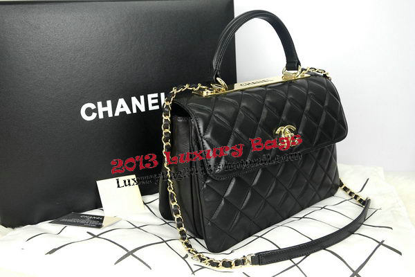 Chanel Original Lambskin Embellished Flap Bag CHA92238 Black